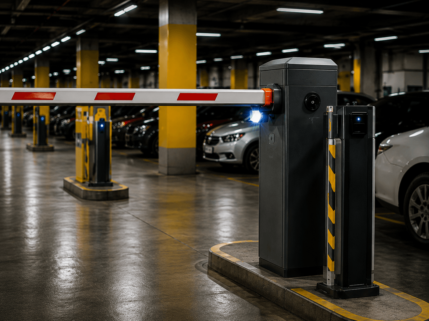 Sistema automatizado de acesso em estacionamento coberto