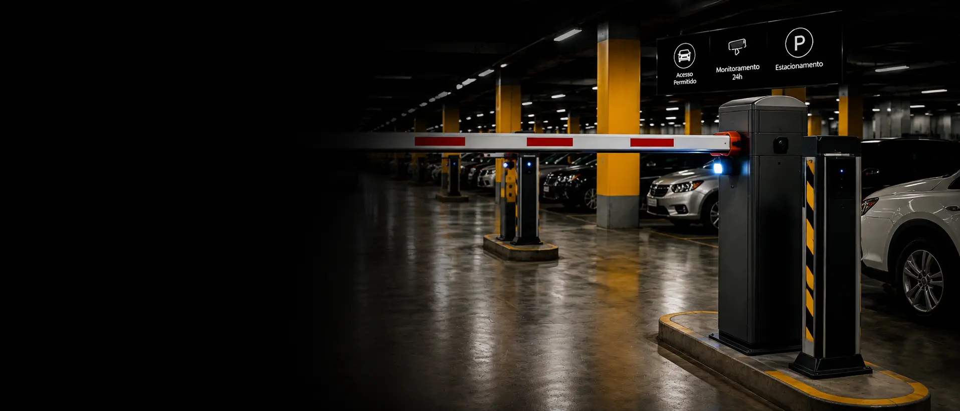 Operação profissional de estacionamento gerida pela Área Park